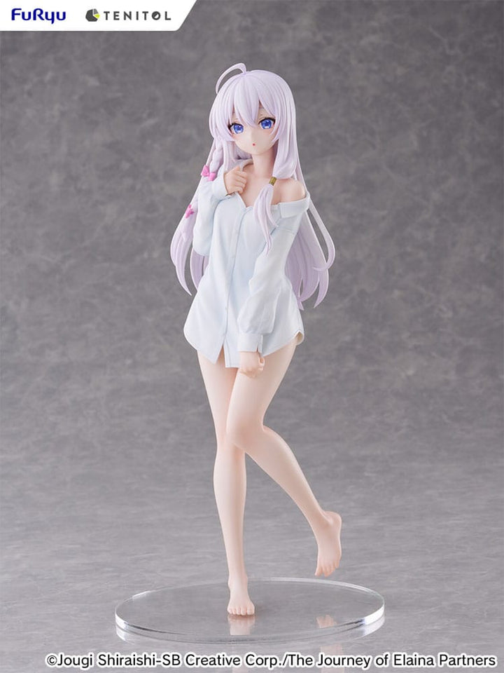 Tenitol Elaina Wandering Witch The Journey of Elaina Tall PVC Statue Shirt Version 30 cm