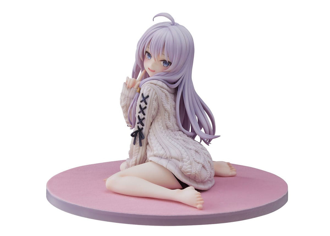Wandering Witch The Journey of Elaina Knit One piece Dress Ver Anime Elaina PVC Statue 1 7 Scale 15cm