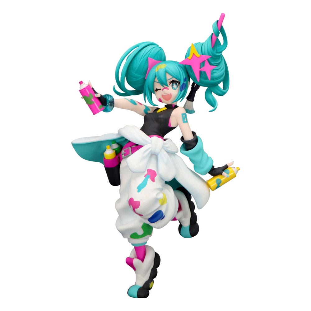 Hatsune Miku Miku Paint Girl Trio-Try-iT PVC Statue 19 cm