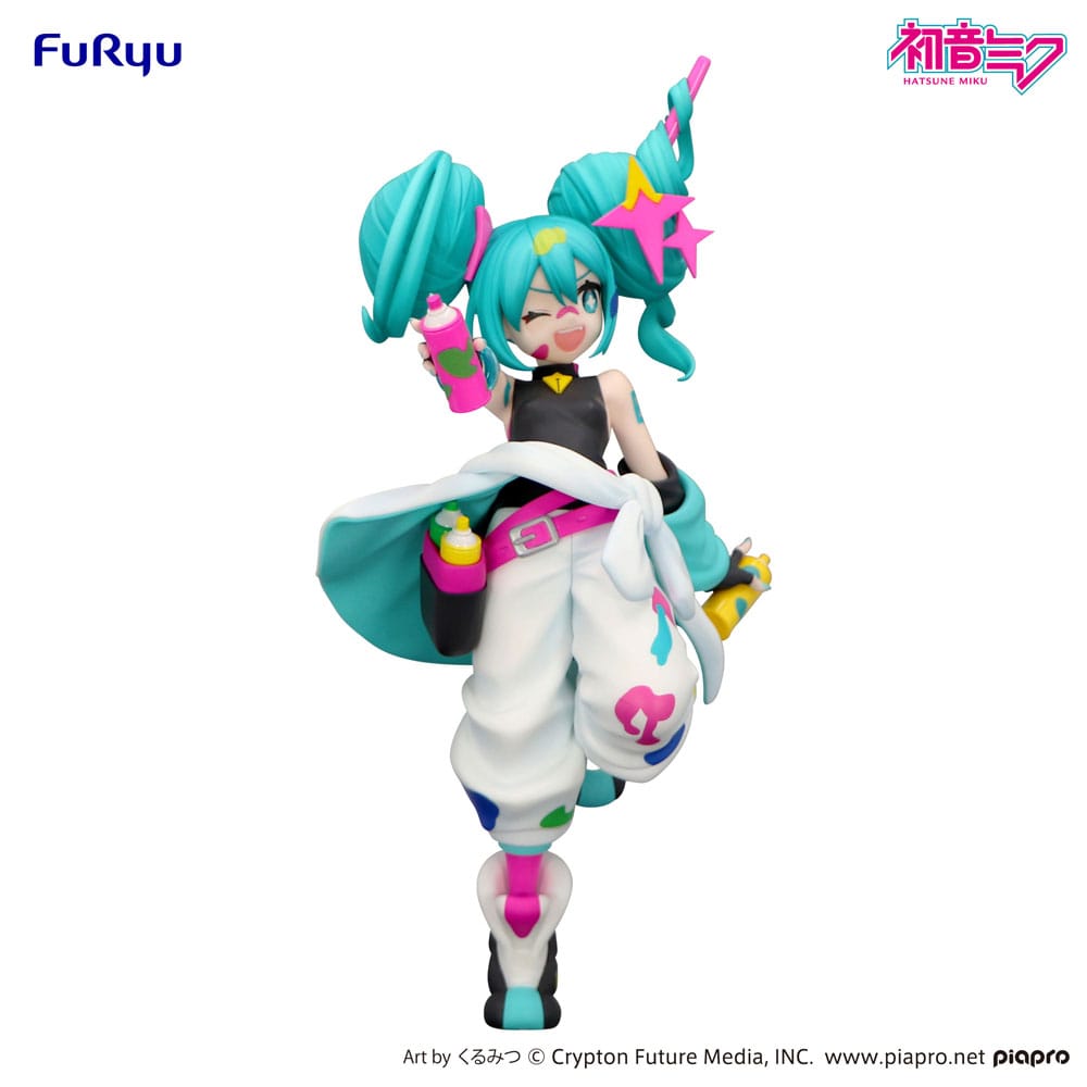 Hatsune Miku Miku Paint Girl Trio-Try-iT PVC Statue 19 cm
