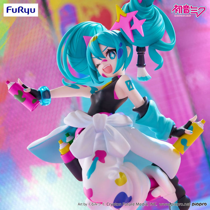Hatsune Miku Miku Paint Girl Trio-Try-iT PVC Statue 19 cm