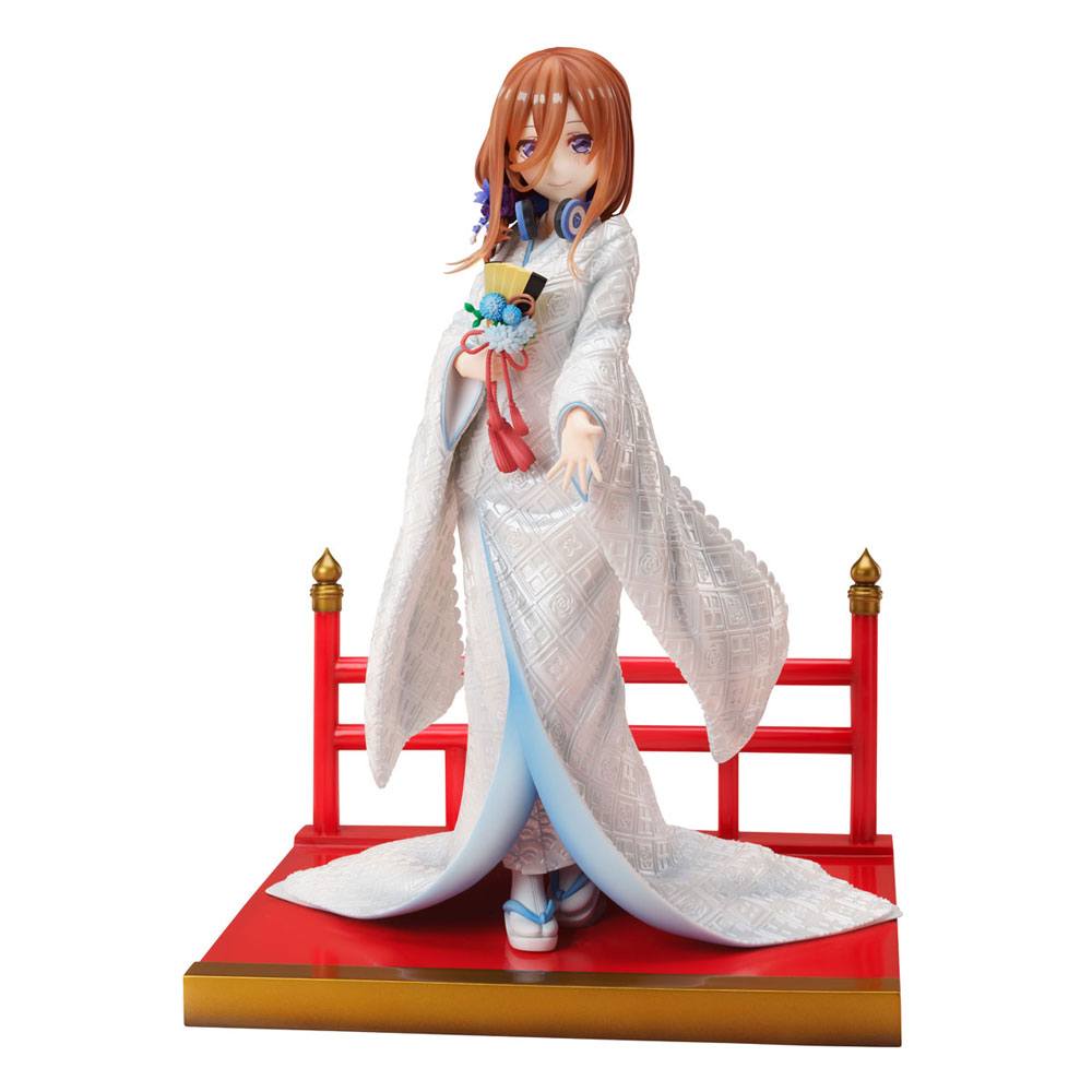 The Quintessential Quintuplets Miku Nakano Shiromuku Ver 2 PVC Statue 1 7 Scale 23 cm