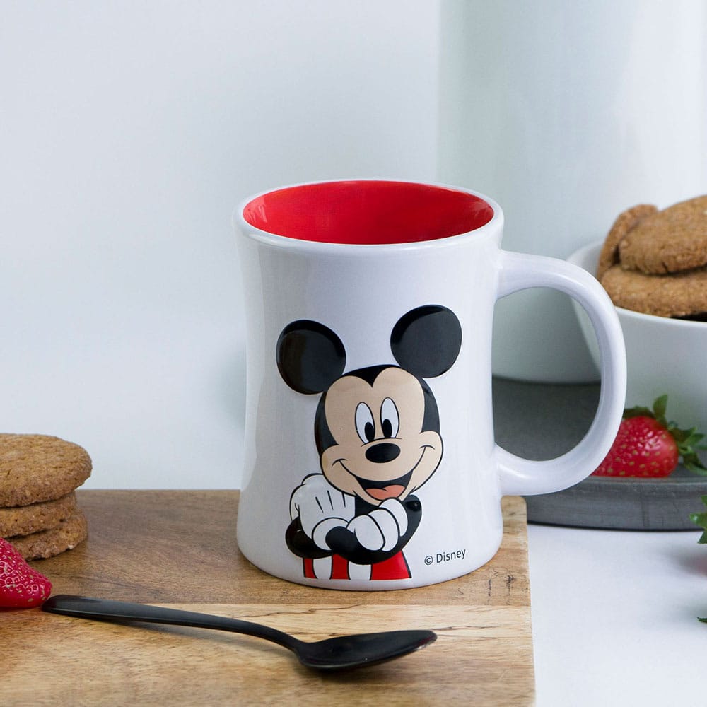 Disney Mickey Mouse 3D Relief Mug Stoneware 360 ml