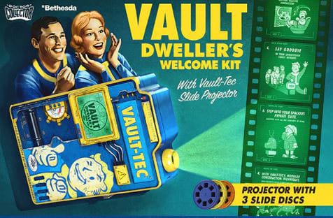 Doctor Collector Fallout Vault Dweller's Welcome Kit with Vault-Tec Slide Projector