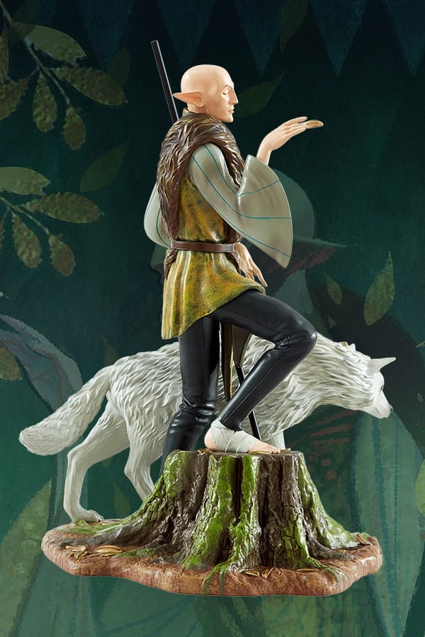 Dragon Age Statue Solas the Hierophat Tarot, side angle