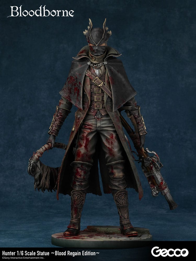 Bloodborne The Old Hunters Hunter PVC Statue 1/6 Scale Blood Regain Edition 32 cm