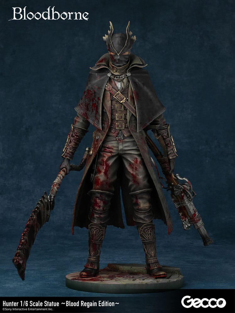 Bloodborne The Old Hunters Hunter PVC Statue 1/6 Scale Blood Regain Edition 32 cm