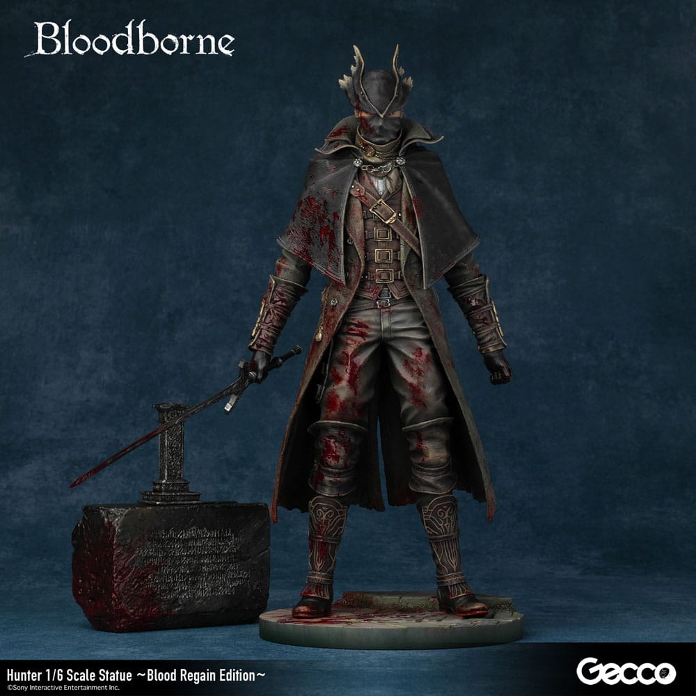Bloodborne The Old Hunters Hunter PVC Statue 1/6 Scale Blood Regain Edition 32 cm