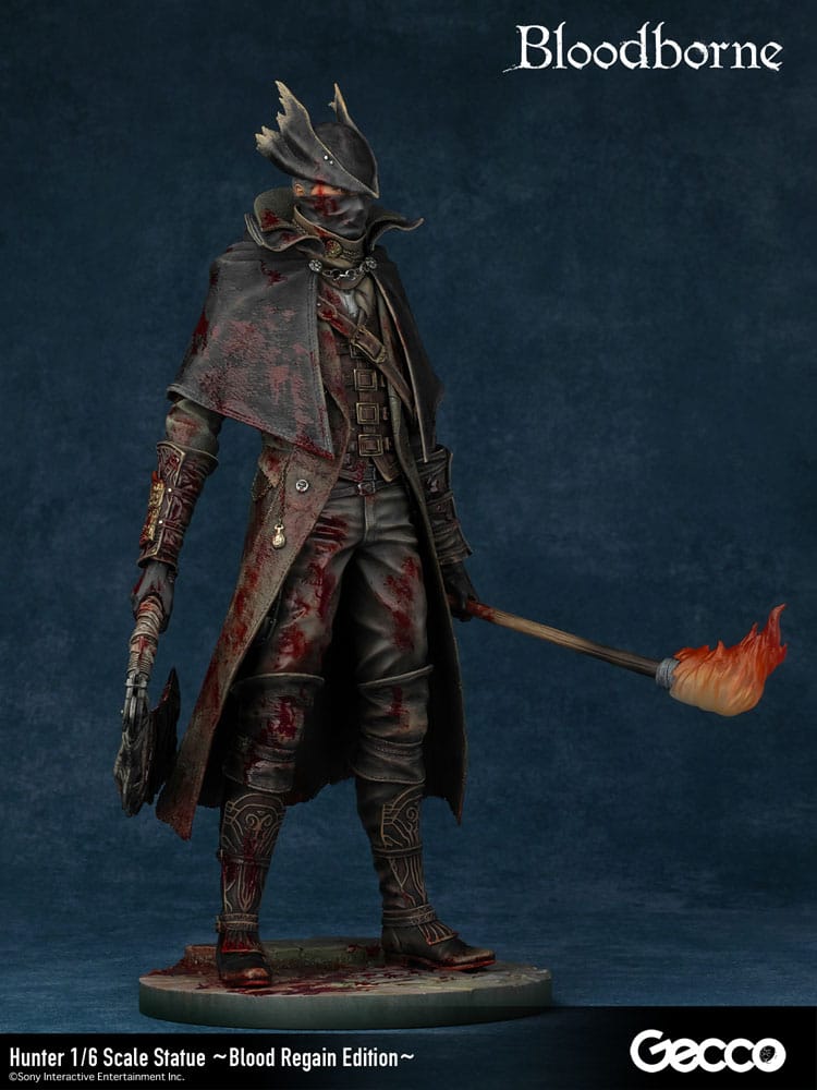 Bloodborne The Old Hunters Hunter PVC Statue 1/6 Scale Blood Regain Edition 32 cm