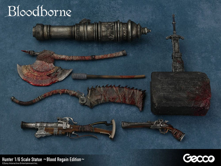 Bloodborne The Old Hunters Hunter PVC Statue 1/6 Scale Blood Regain Edition 32 cm