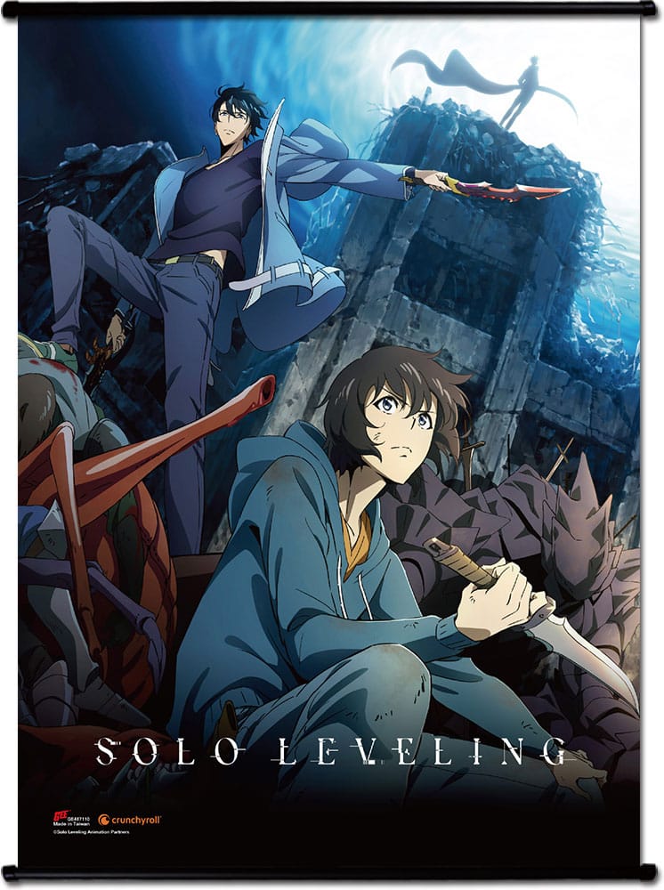Solo Leveling Sung Jinwoo Key Art Wall Scroll 44 x 33 cm