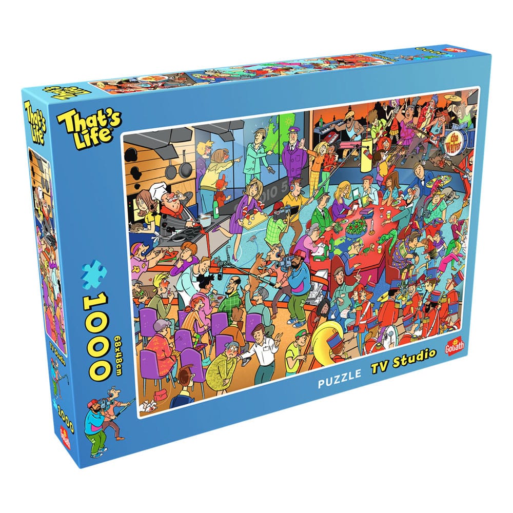 Thats Life Big Box Puzzle TV Studio 1000 Pieces