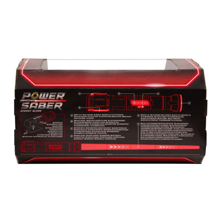 Power Saber Worlds Frist Auto Extending LED Saber - Red