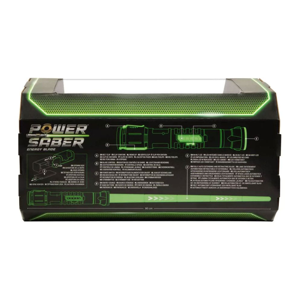 Power Saber Worlds Frist Auto Extending LED Saber - Green