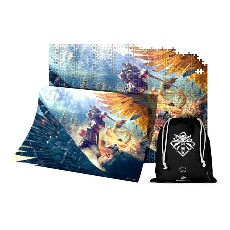 The Witcher (Griffin Fight) Jigsaw Puzzle (1000 Pieces), side angle