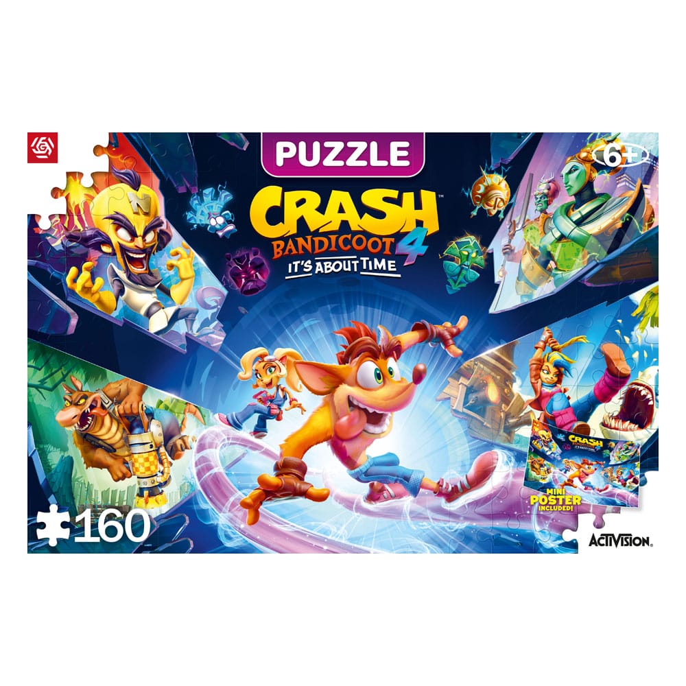 Crash Bandicoot 4 Its About Time Kids Puzzle 160 Pieces