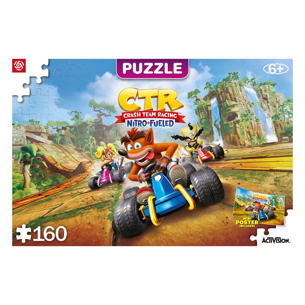Crash Bandicoot Team Racing Nitro Fueled Kids Puzzle 160 Pieces