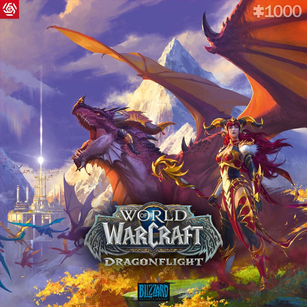 World of Warcraft Alexstrasza Dragonflight Gaming Puzzle 1000 Pieces