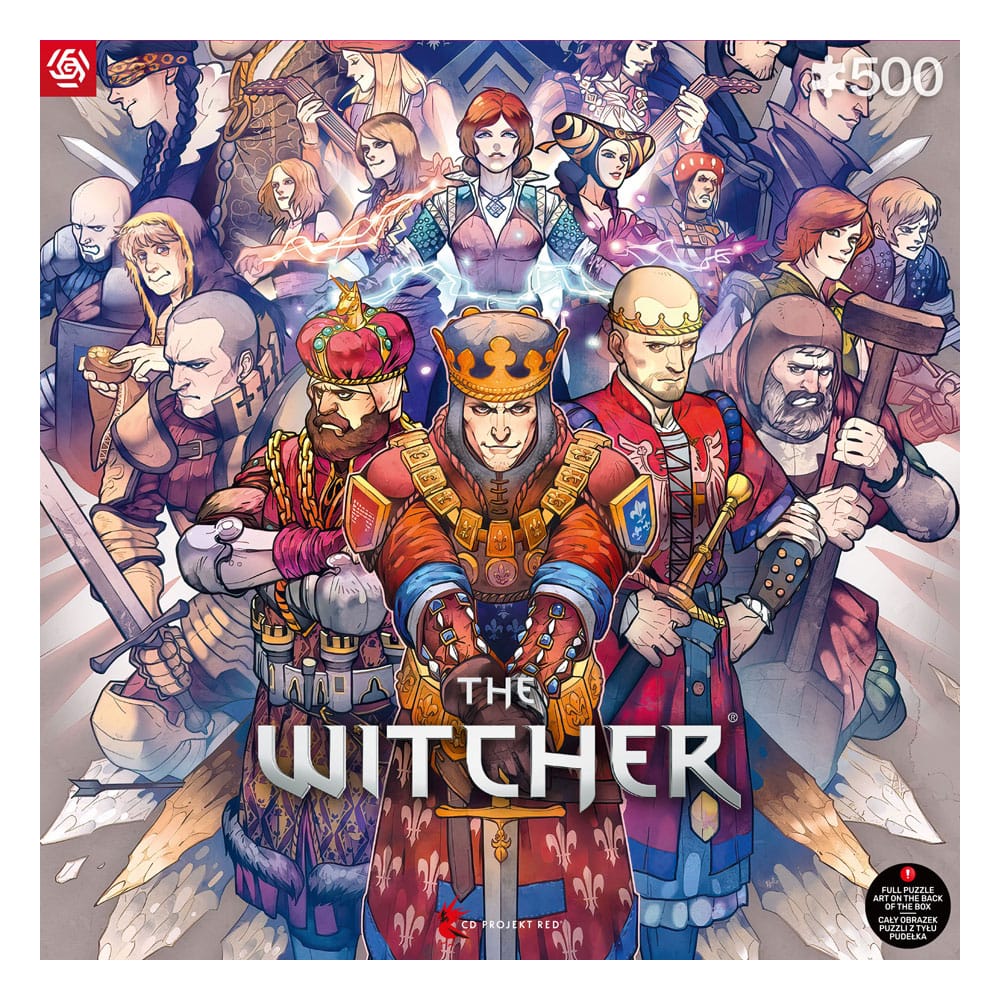 The Witcher Northern Realms Video Game Puzzle 500 Pieces