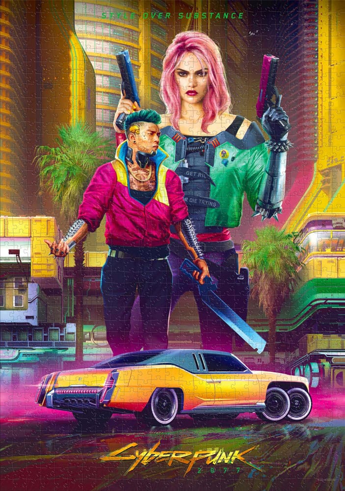 Cyberpunk 2077 Kitsch Style Puzzle 1000 Pieces
