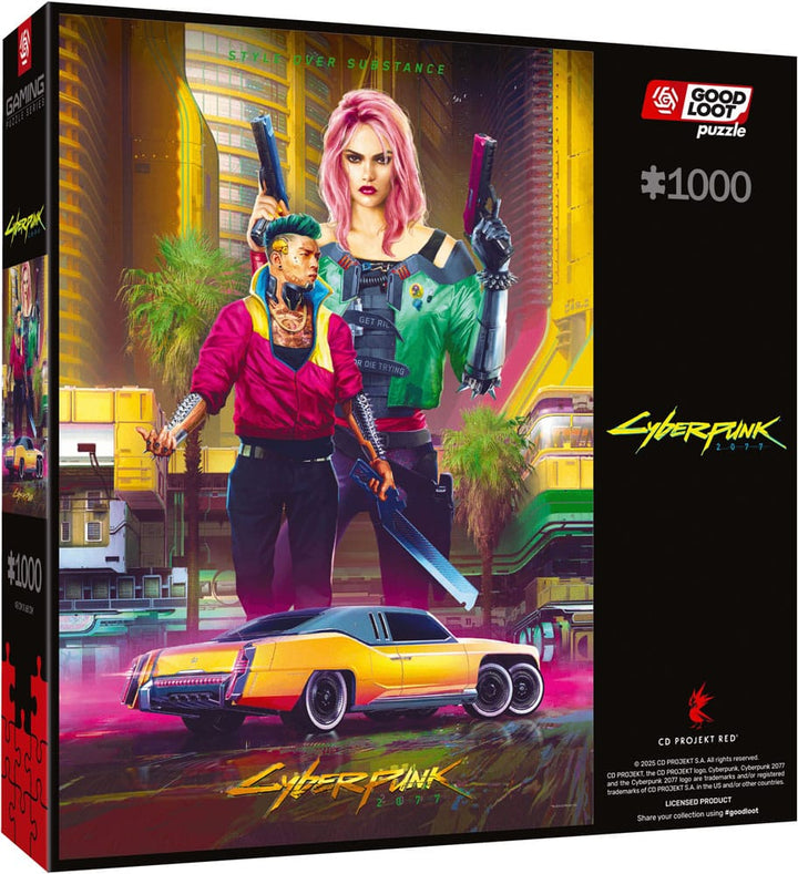 Cyberpunk 2077 Kitsch Style Puzzle 1000 Pieces