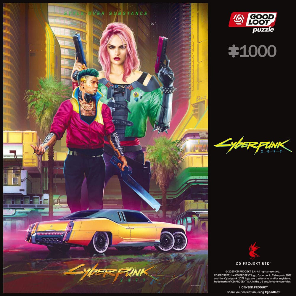 Cyberpunk 2077 Kitsch Style Puzzle 1000 Pieces