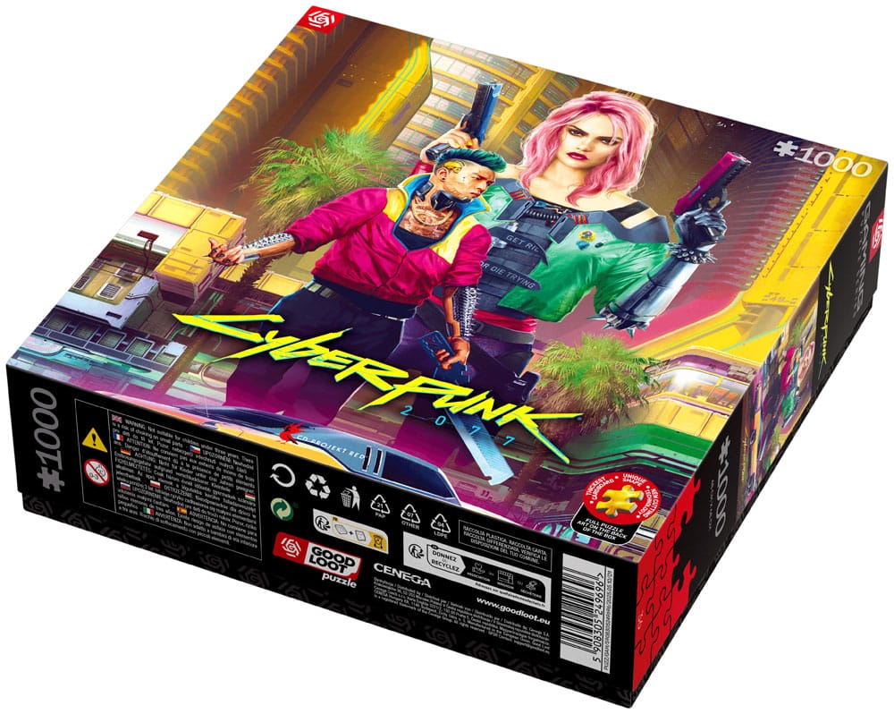 Cyberpunk 2077 Kitsch Style Puzzle 1000 Pieces