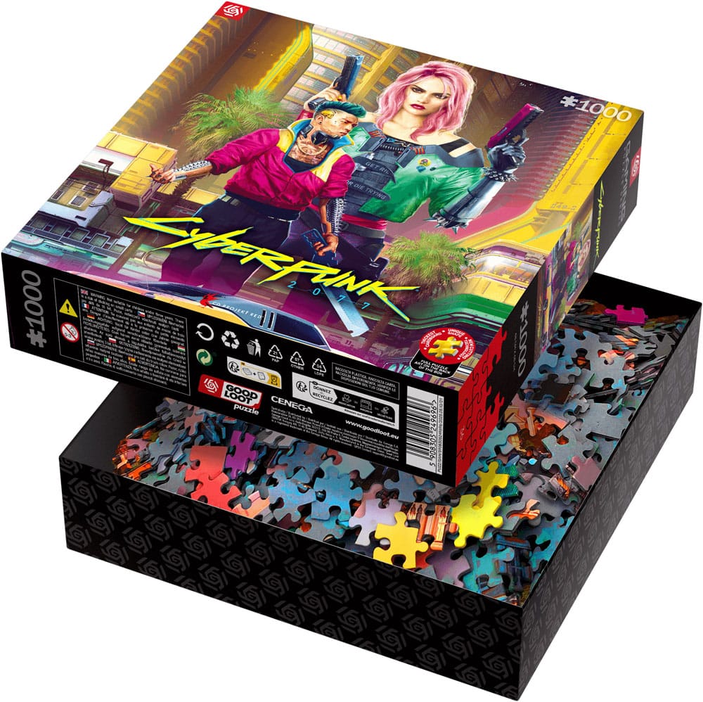 Cyberpunk 2077 Kitsch Style Puzzle 1000 Pieces