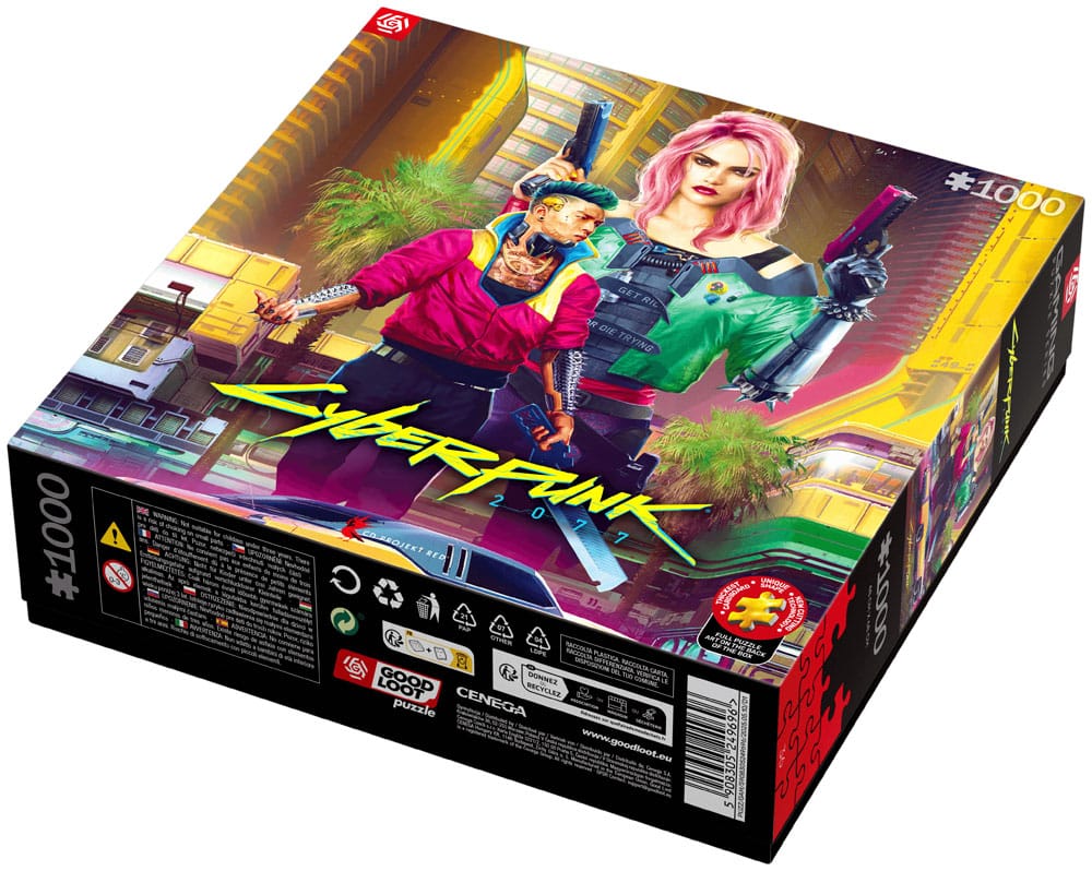 Cyberpunk 2077 Kitsch Style Puzzle 1000 Pieces