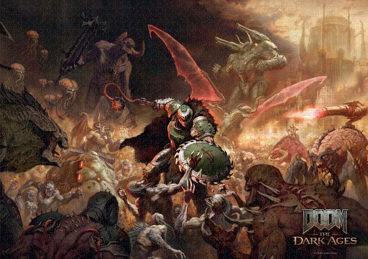 Doom Slayers Rag The Dark Ages Puzzle 1000 Pieces