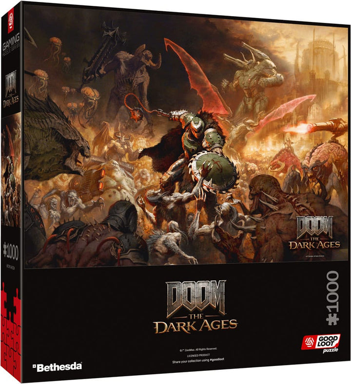 Doom Slayers Rag The Dark Ages Puzzle 1000 Pieces