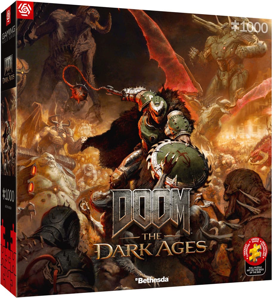 Doom Slayers Rag The Dark Ages Puzzle 1000 Pieces