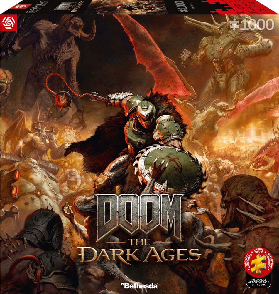 Doom Slayers Rag The Dark Ages Puzzle 1000 Pieces