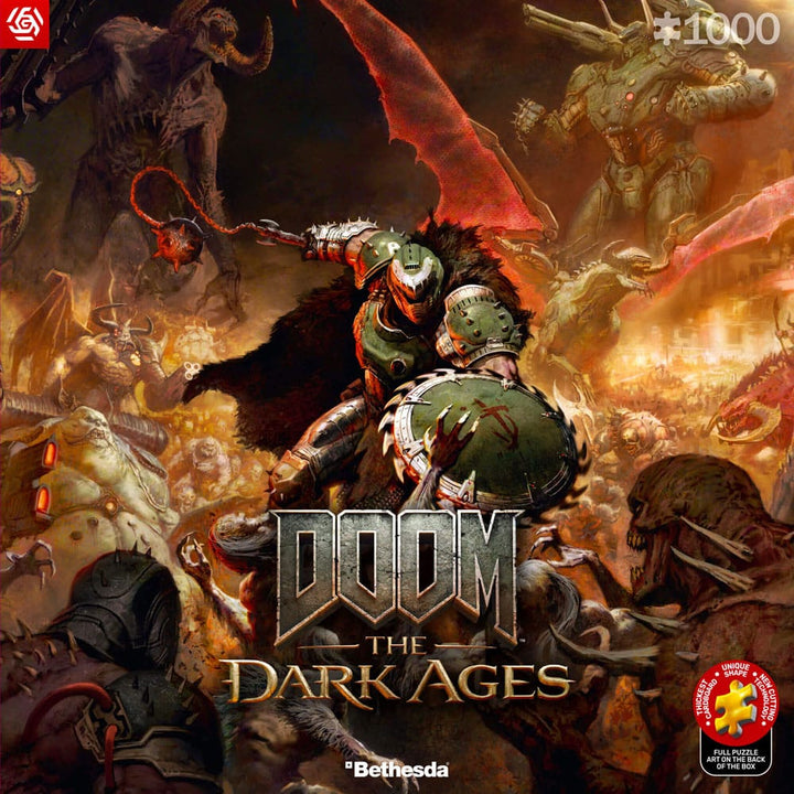 Doom Slayers Rag The Dark Ages Puzzle 1000 Pieces