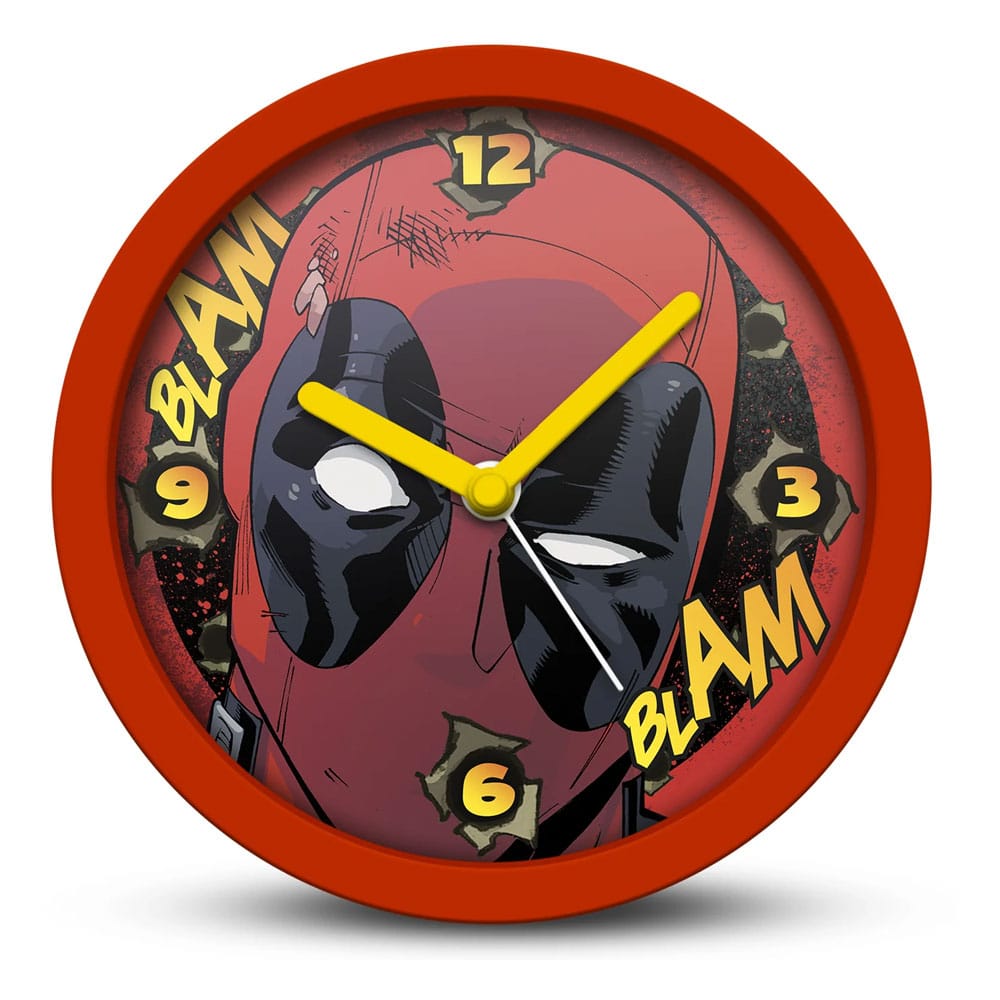 Deadpool Blam Blam Desk Clock Marvel