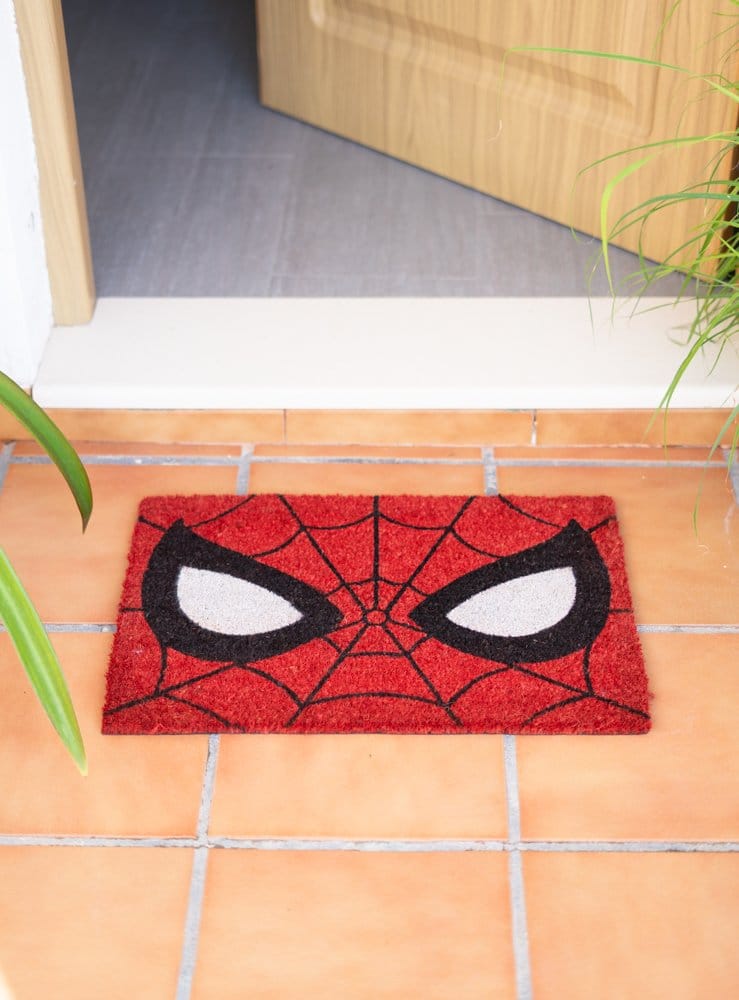 Marvel Spider-Man Eyes Coir Door Mat packaging view