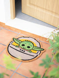 Star Wars the Mandalorian Die-Cut Door Mat design detail