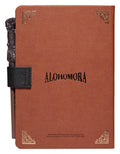 Harry Potter Premium A5 Notebook with Magic Wand Pen side angle