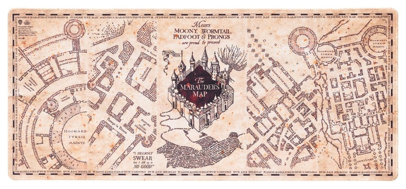 Harry Potter Marauder's Map XL Mouse Mat alternate view