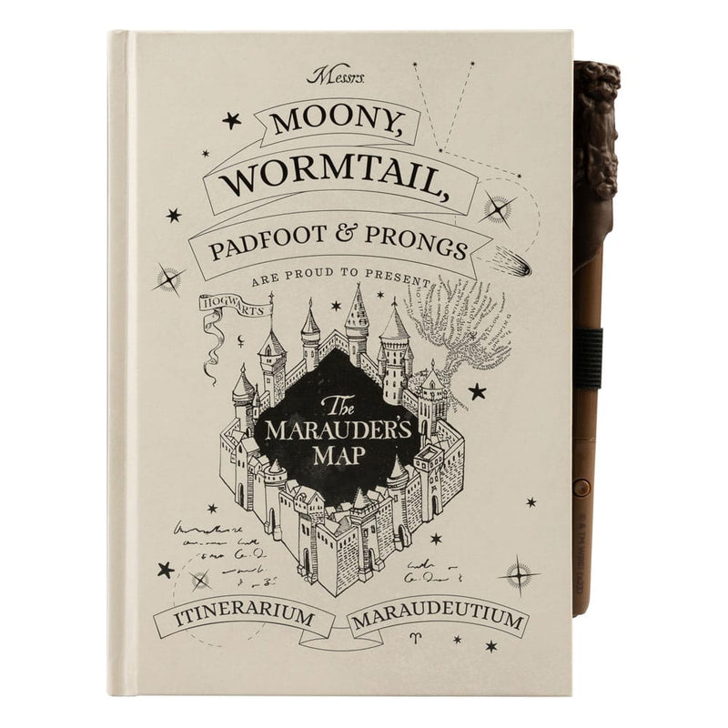 Harry Potter the Marauder's Map Optically Variable Ink Premium A5 Notebook