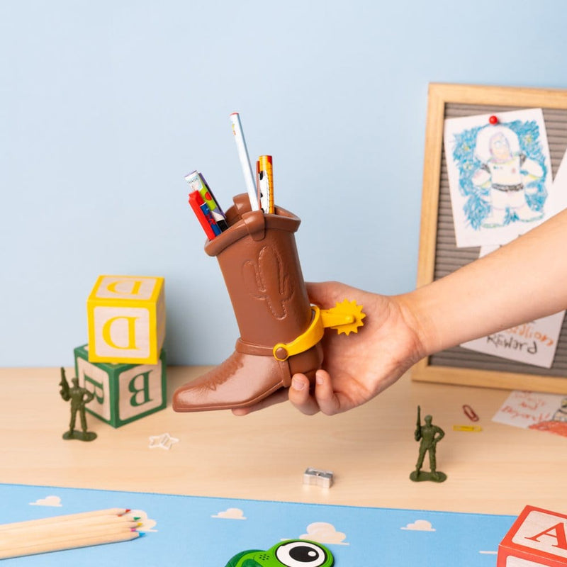 Disney Pixar Toy Story Woody Boot Pen Holder Stationery Set packaging view
