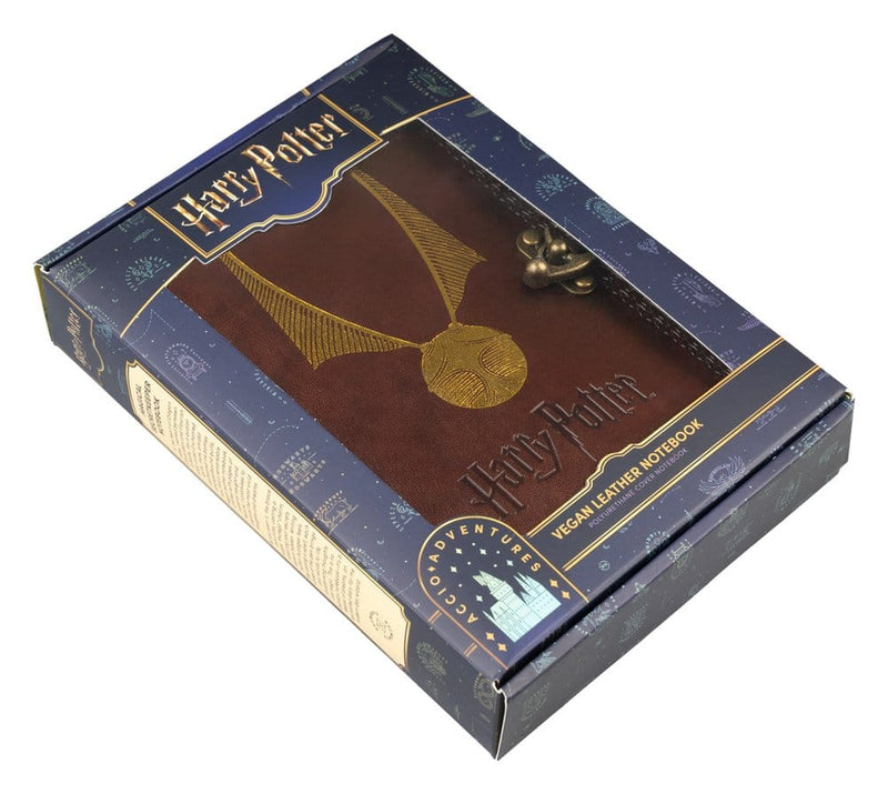 Harry Potter Vegan Leather Notebook packaging view