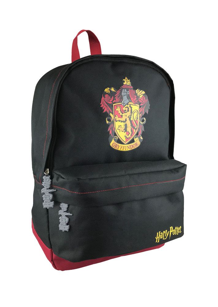 Harry Potter Gryffindor Backpack Black Burgundy