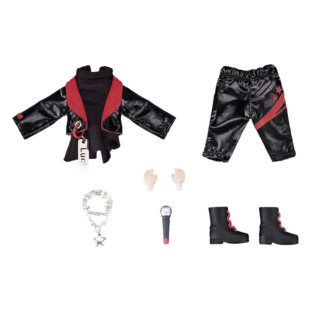 Good Smile Company Idol Outfit Girl Rose Red Original Character Nendoroid Doll Outfit Set