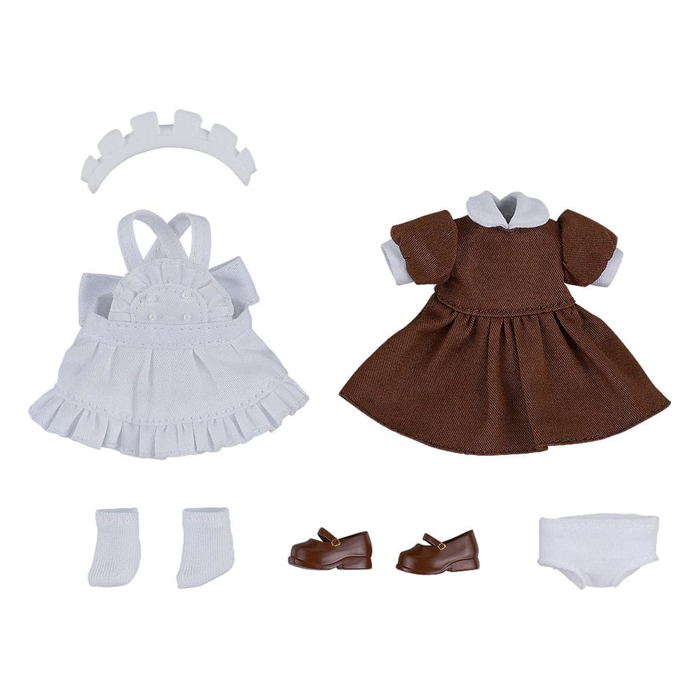 Good Smile Company Brown Maid Outfit Mini Original Character Nendoroid Doll Outfit Set