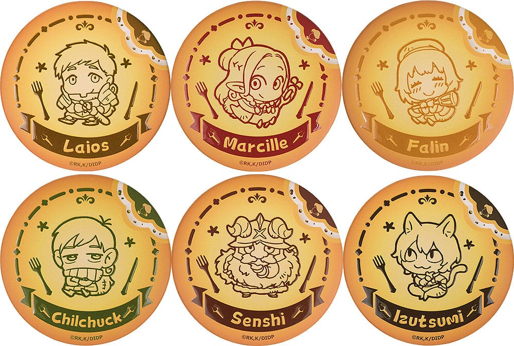 Delicious in Dungeon Pinback Button Set 6 cm Assortment of 6