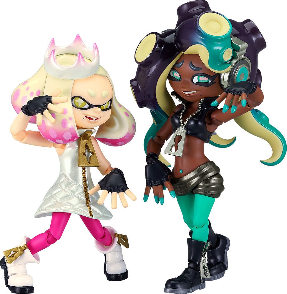 Splatoon Pearl and Marina Off the Hook Figma Action Figures 9 to 10 cm