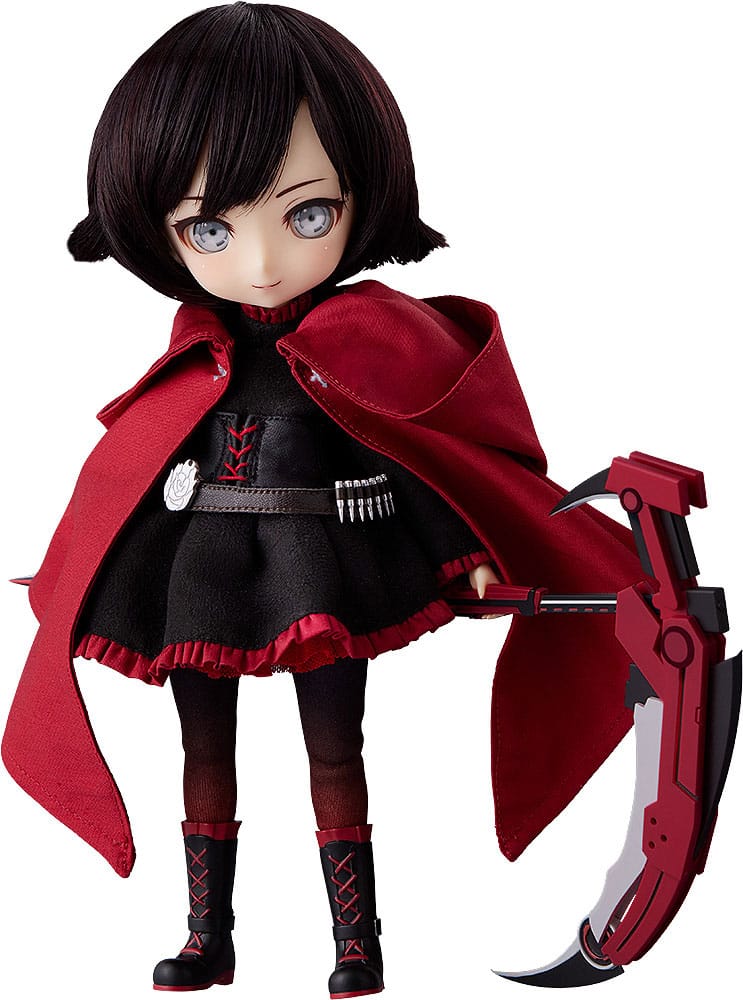 RWBY Ice Queendom Ruby Rose Harmonia Humming Doll Action Figure 23 cm