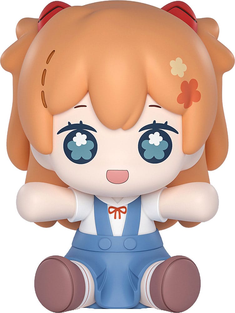 Good Smile Company Asuka Shikinami Langley Rebuild of Evangelion School Uniform Ver Huggy Good Smile Chibi Figure 6 cm