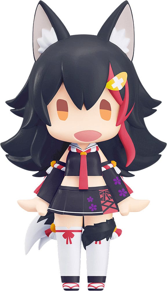 Good Smile Company Ookami Mio Hololive Production HELLO GOOD SMILE Action Figure 10 cm